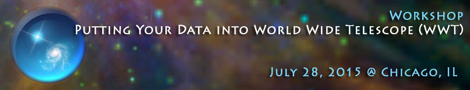Workshop: Putting Your Data into World Wide Telescope (WWT)